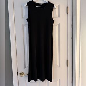 DKNY stretch knit midi dress size L